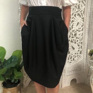 ⭐️BCBG “Juliana”The Wool high waisted Bubble skirt